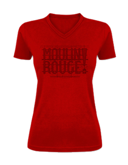 Moulin Rouge! the Broadway Musical Ladies Fitted T-Shirt 