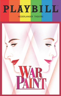 War Paint - June 2017 Playbill with Rainbow Pride Logo 
