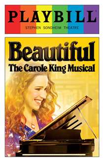 Beautiful - June 2016 Playbill with Rainbow Pride Logo 