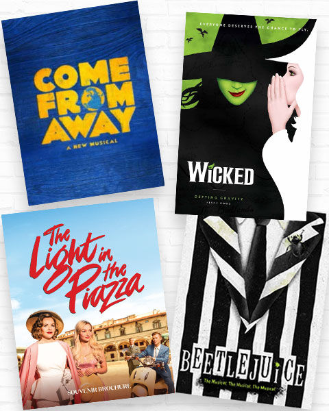 BROADWAY SOUVENIR PROGRAMS AND BROCHURES