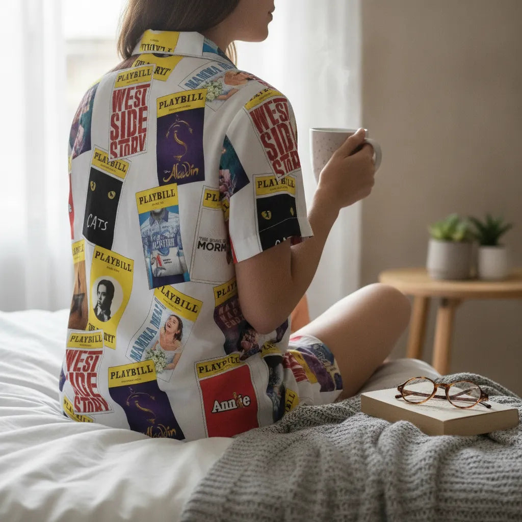 CUSTOM - All-Over Print Women's Short Sleeve Pajama Top
