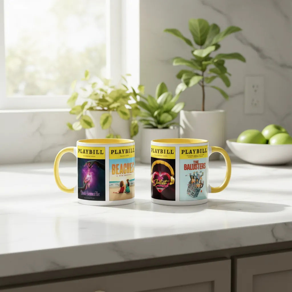 CUSTOM 11 oz. Playbill Covers Mug - Choose 4 Favorites from 70+ Covers!