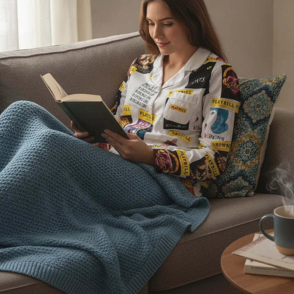 CUSTOM - All-Over Print Women's Long Sleeve Pajama Top