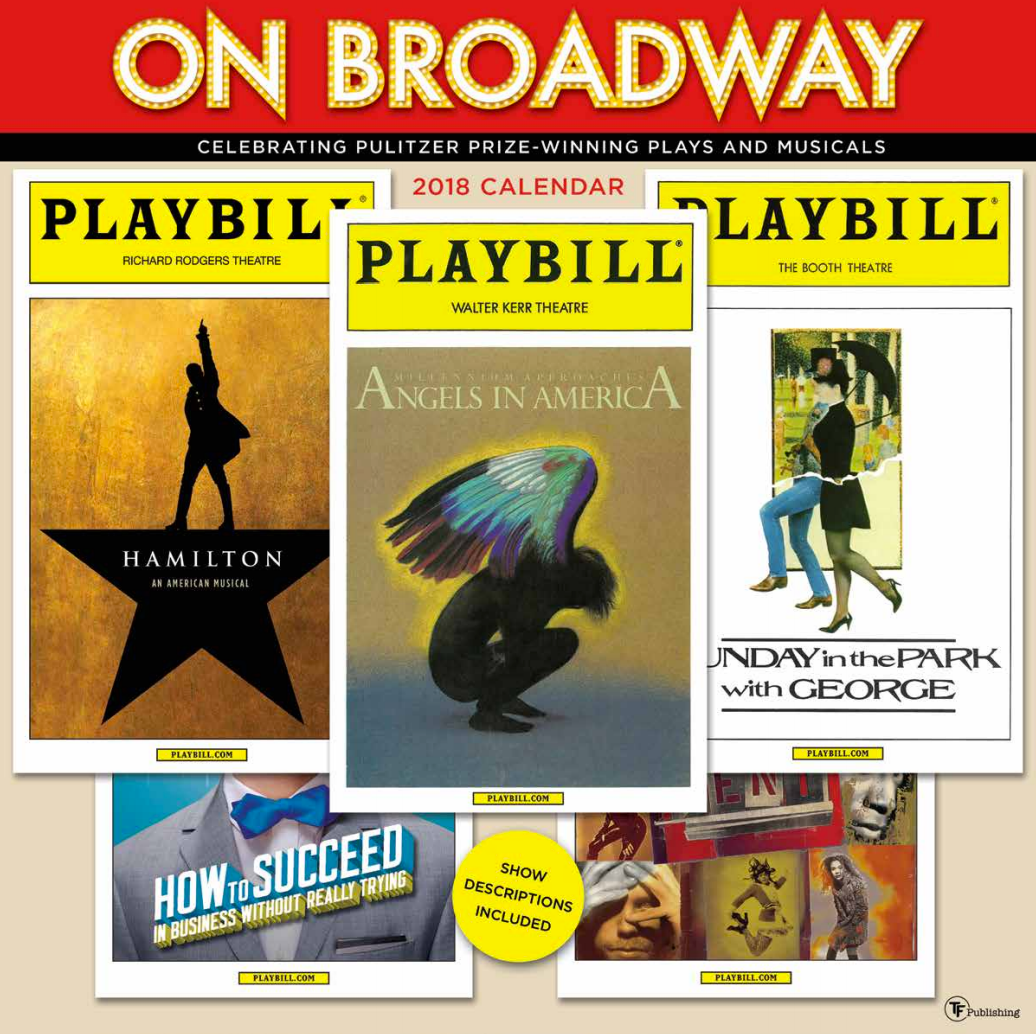 On Broadway The 2018 Playbill Wall Calendar