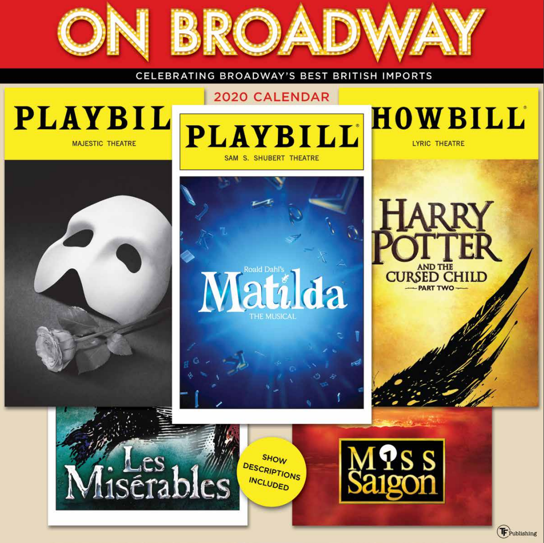 On Broadway The 2020 Playbill Wall Calendar