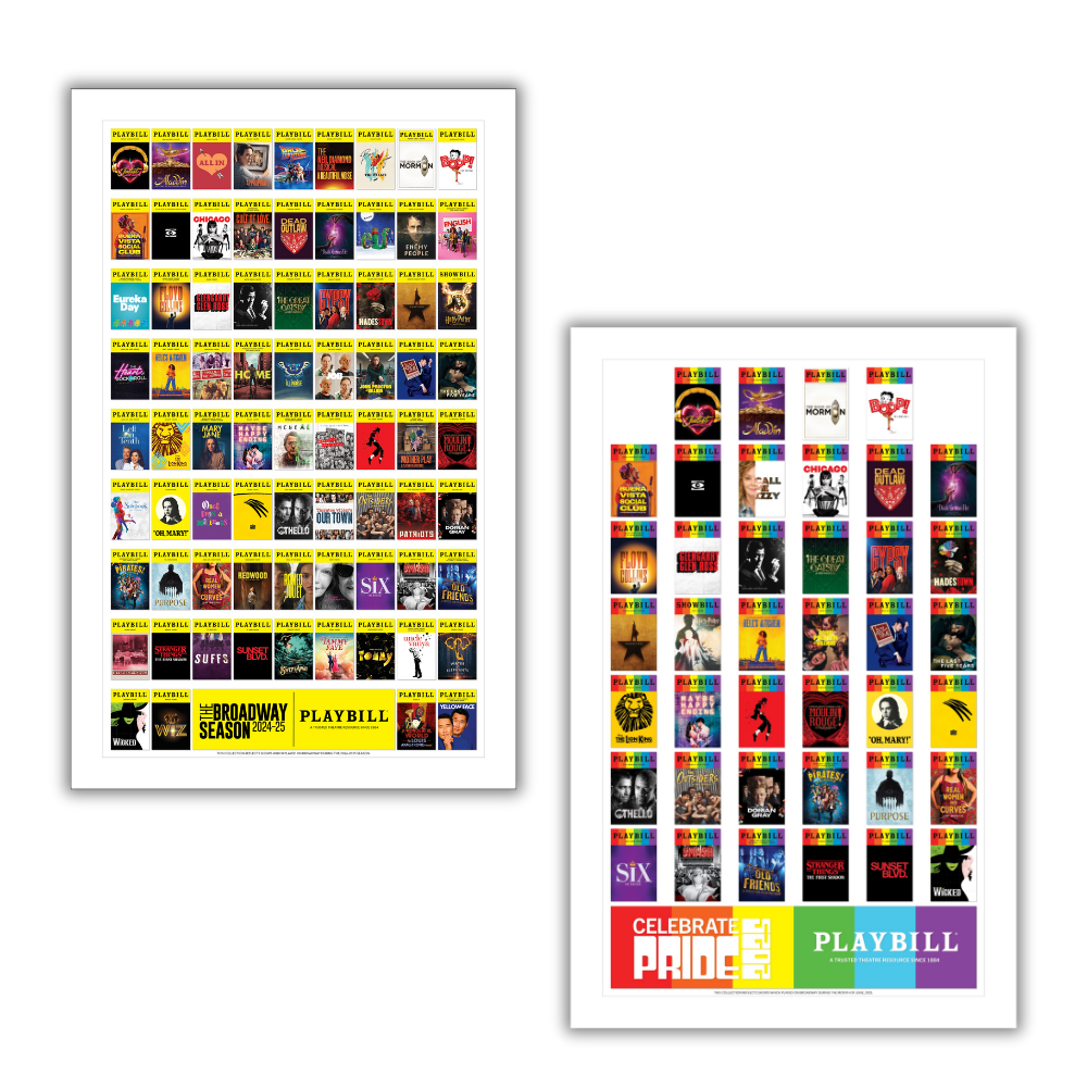 2025 Playbill Pride and Season Poster Combo