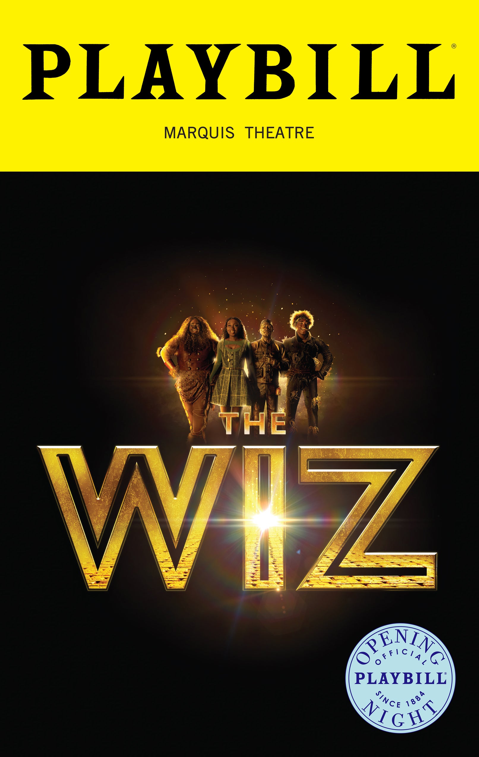 The Wiz 2024 Revival Limited Edition Official Opening Night Playbill