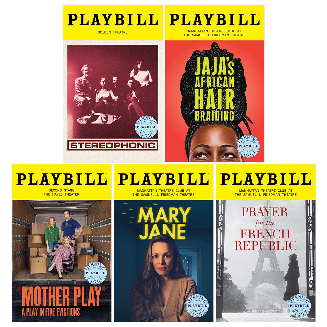 Opening Night Playbill Bundle - 2024 Tony Award Nominated Plays