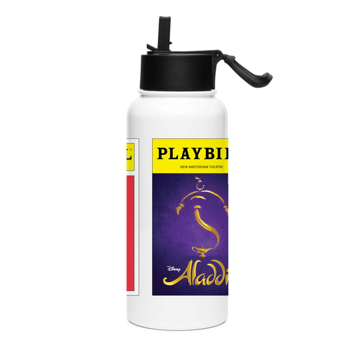 Custom 32oz Playbill Covers -Stainless Steel Water Bottle - Choose 3 Favorites from 70+ Covers!