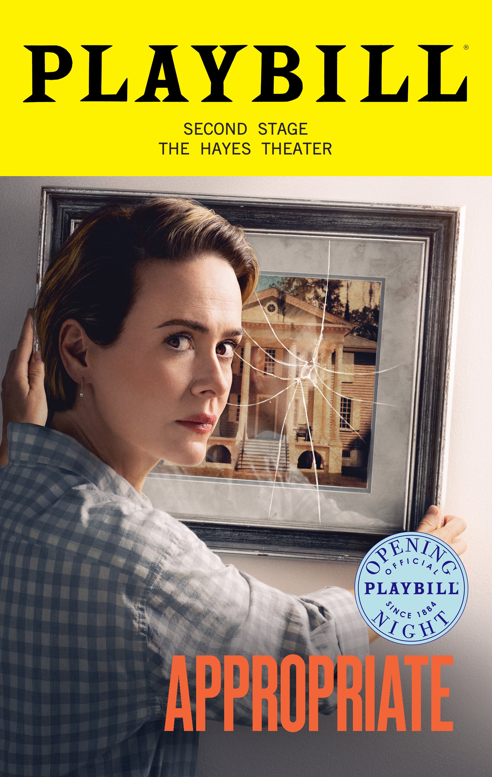 Appropriate Limited Edition Official Opening Night Playbill