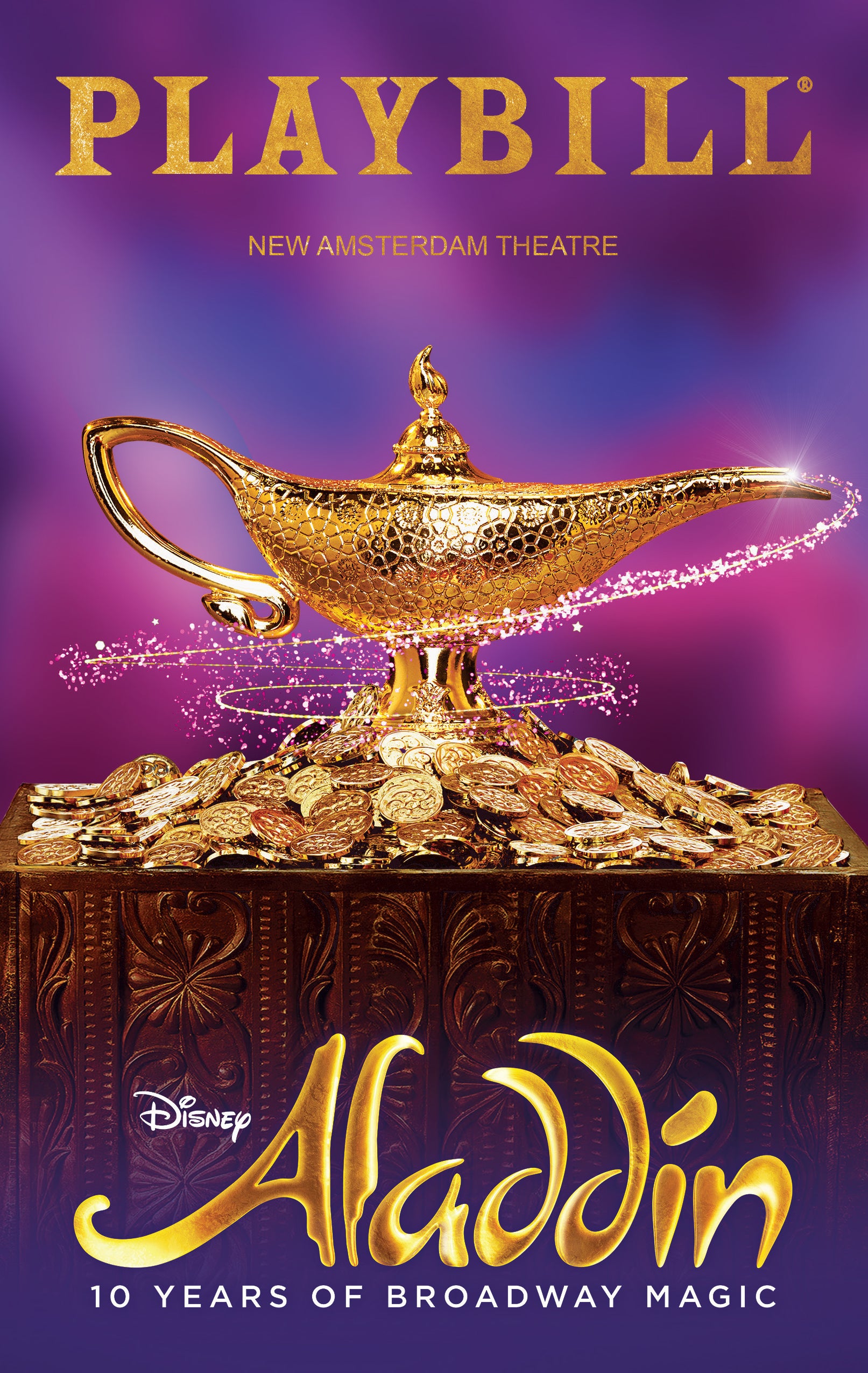 Aladdin 10th Anniversary Limited Edition Playbill