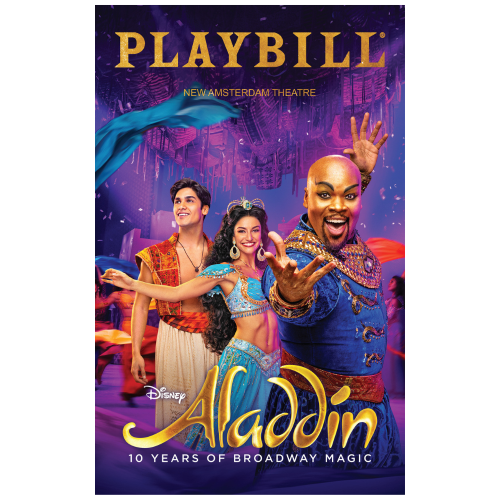 Aladdin Limited Edition July 2024 Playbill Version 3