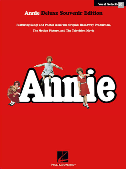 Annie Deluxe Souvenir Edition Piano-Vocal Selections Songbook