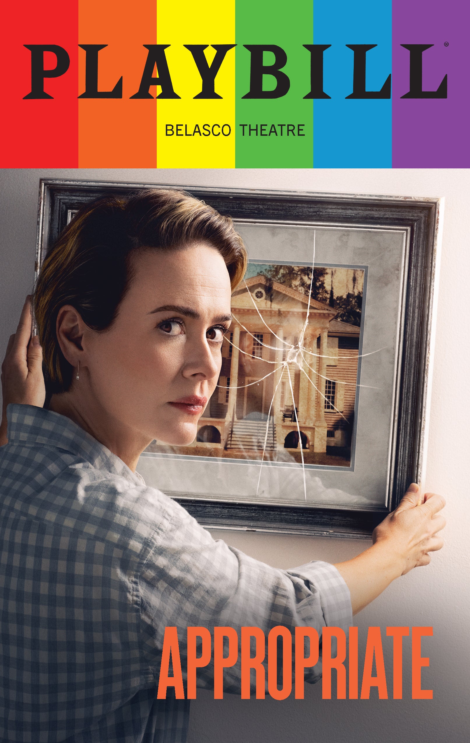 Appropriate Playbill with Limited Edition 2024 Rainbow Pride Logo