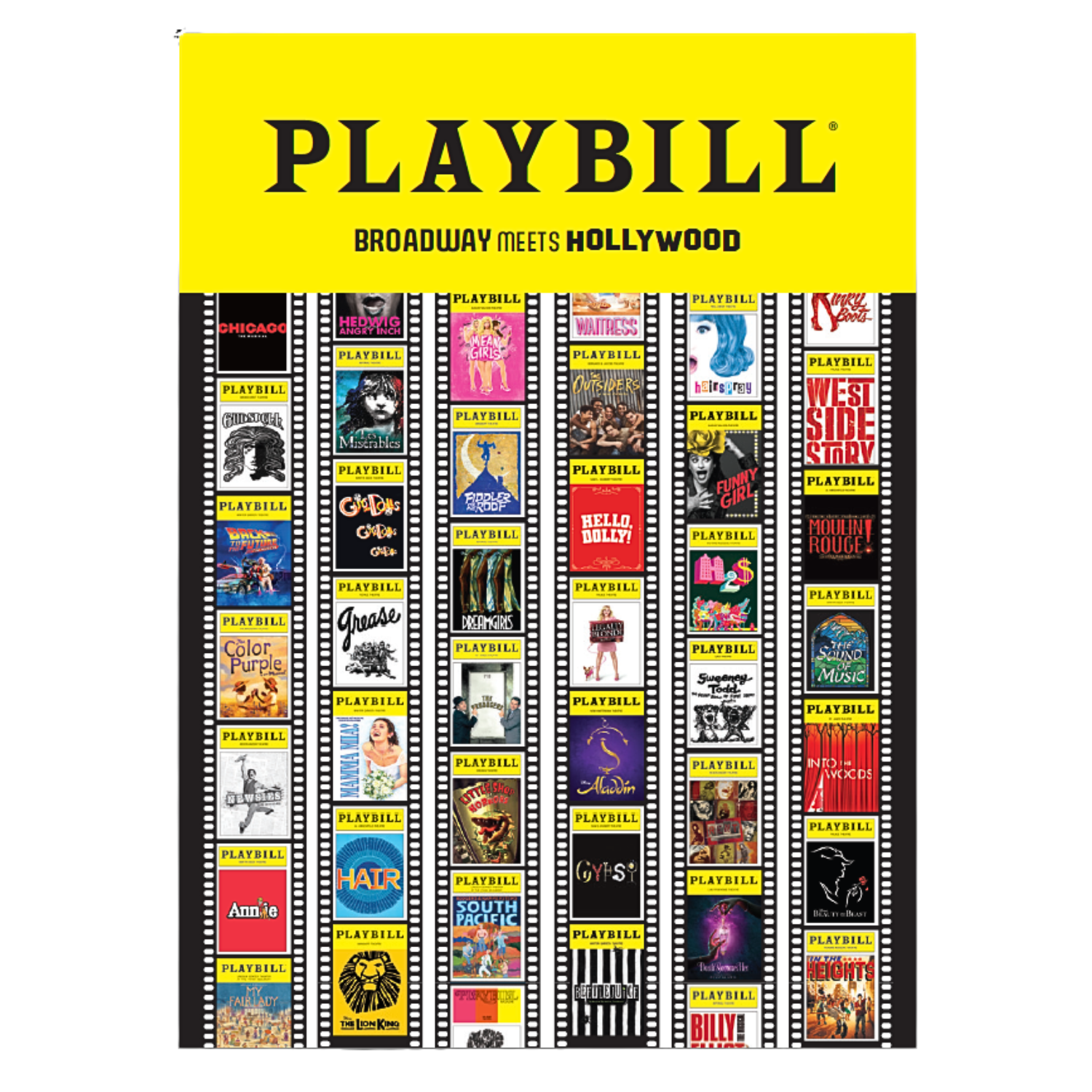 Playbill Playing Cards - Broadway Meets Hollywood
