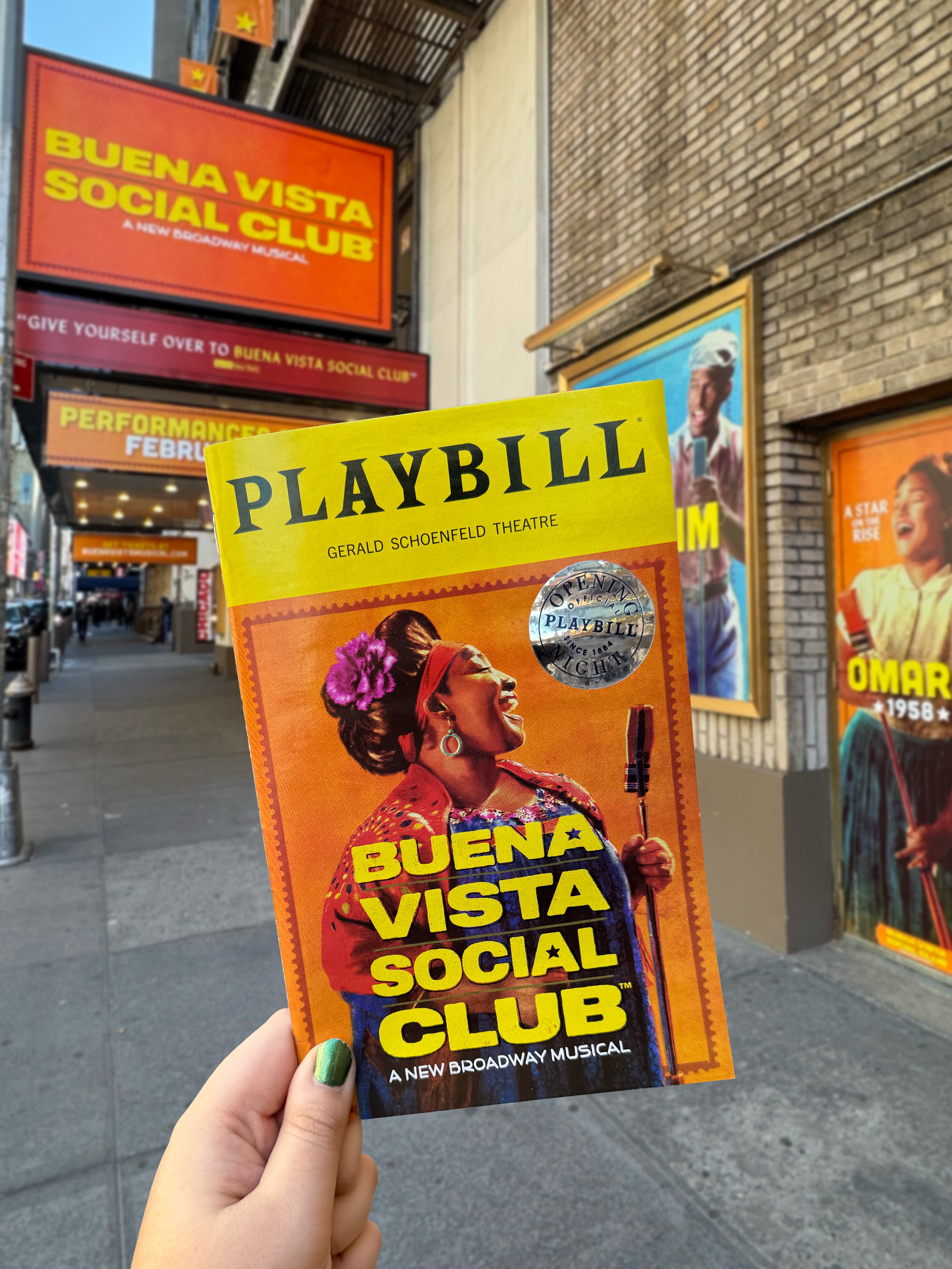 Buena Vista Social Club Limited Edition Official Opening Night Playbill