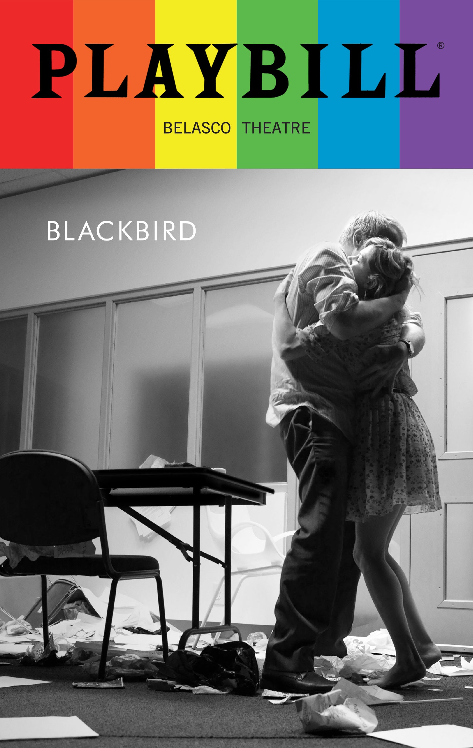 Blackbird - 2016 June Playbill with Rainbow Pride Logo
