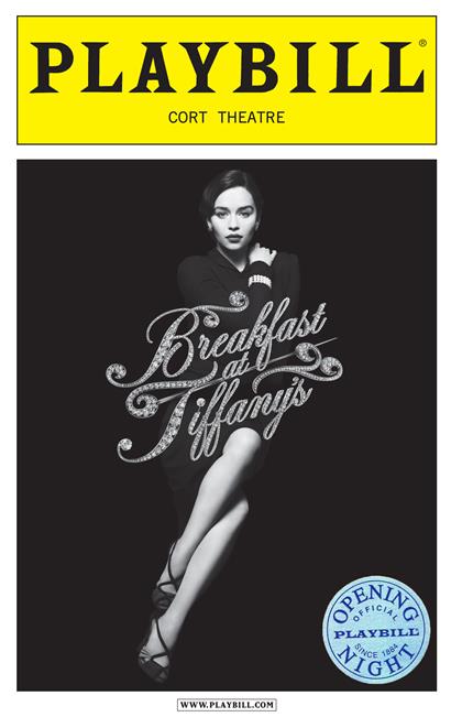 Breakfast at Tiffany's Limited Edition Official Opening Night Playbill