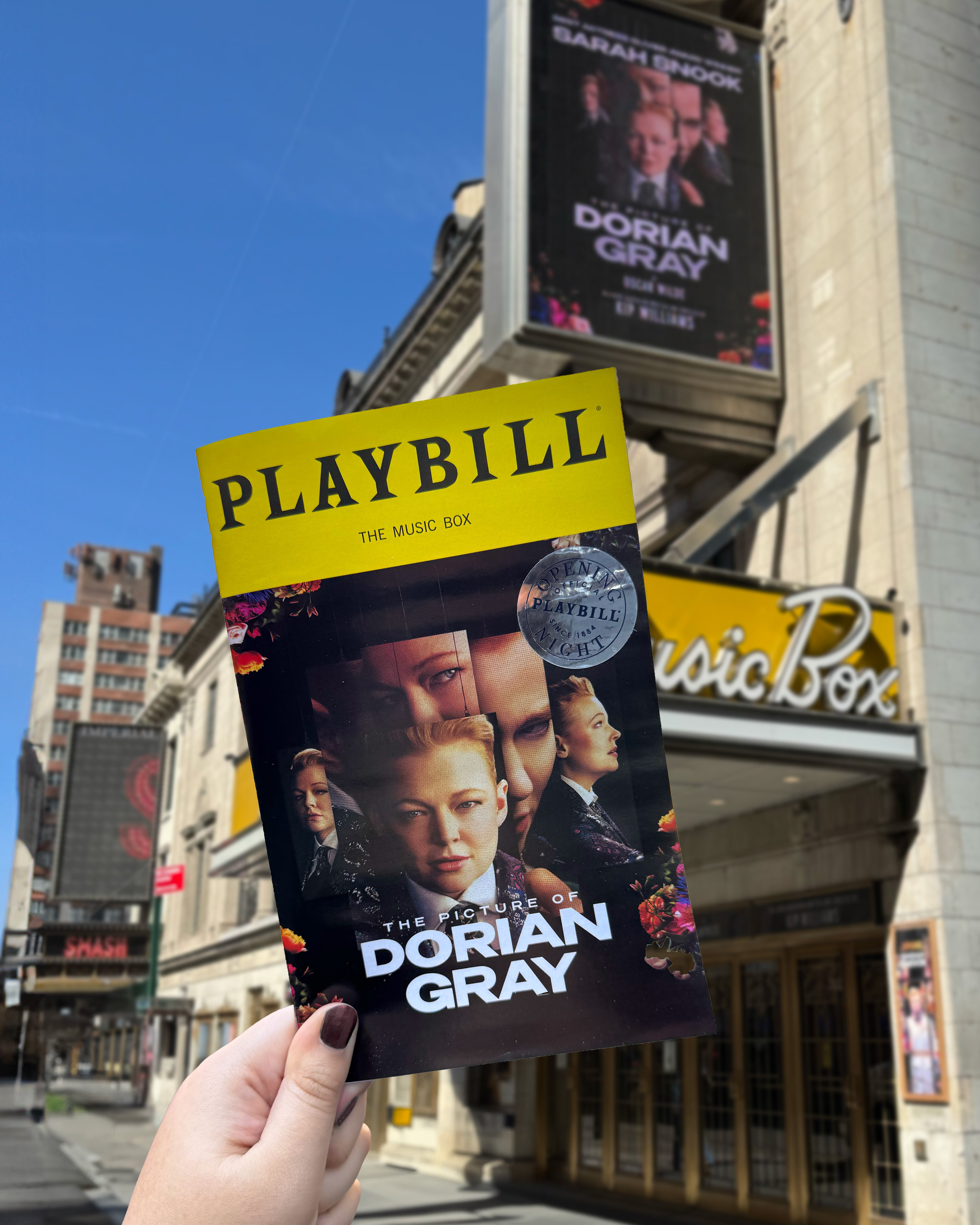 The Picture of Dorian Gray Limited Edition Official Opening Night Playbill
