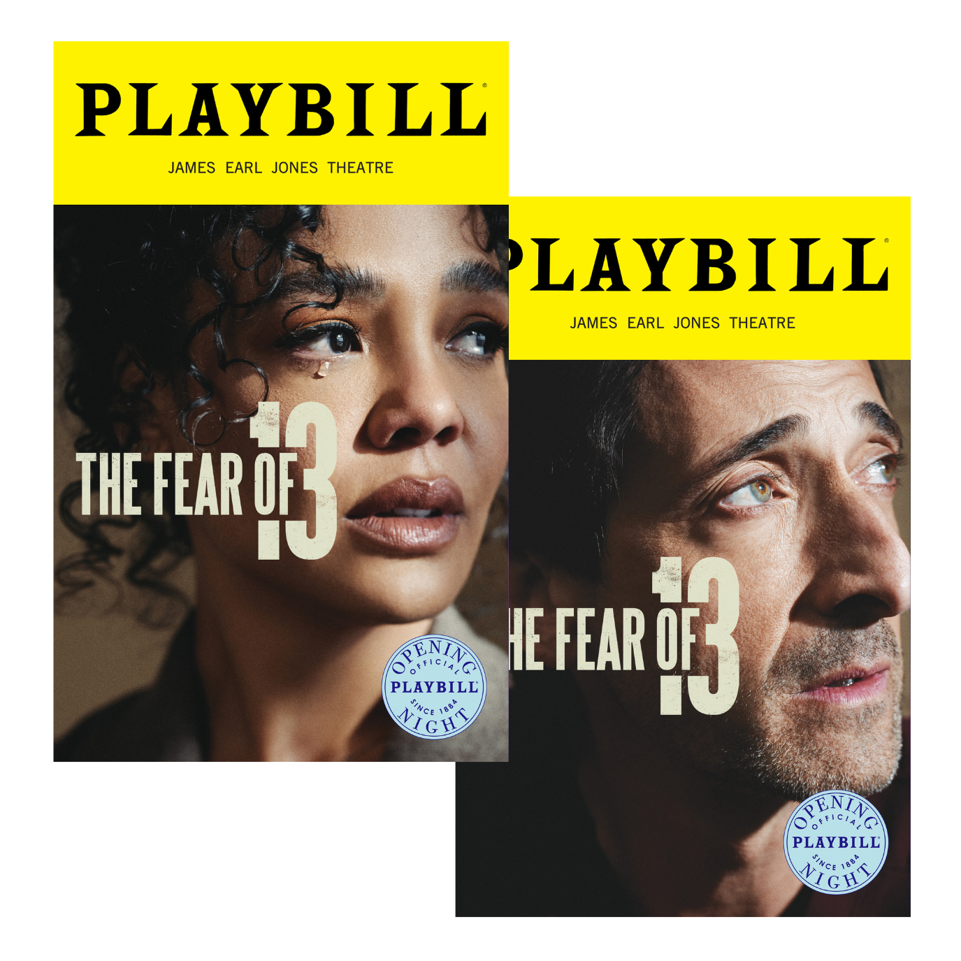 The Fear of 13 Limited Edition Official Opening Night Playbill - Cover Combo