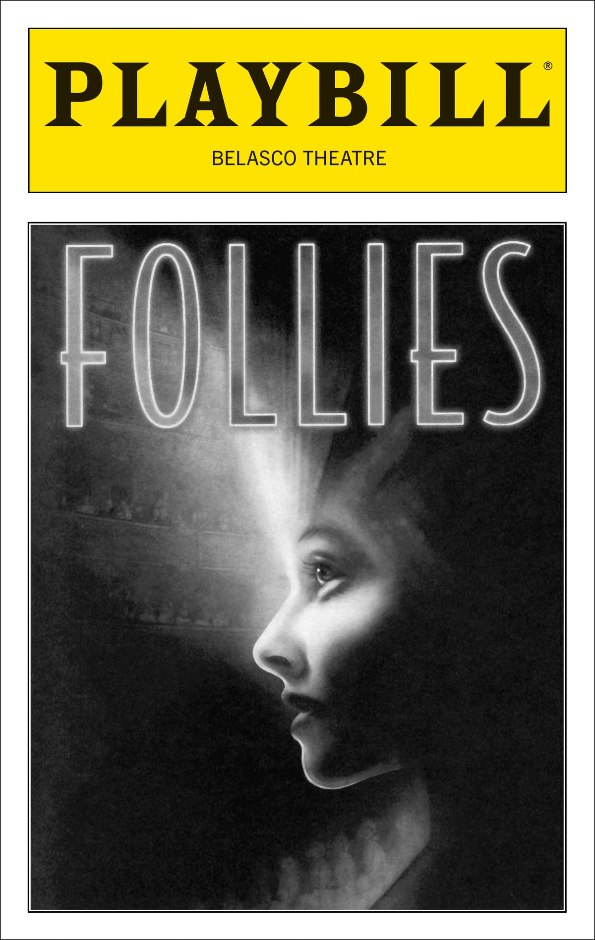 Follies 2001 Revival Limited Edition Official Opening Night Playbill featuring Blythe Danner