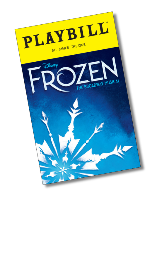 Frozen the Broadway Musical Playbill Sticker