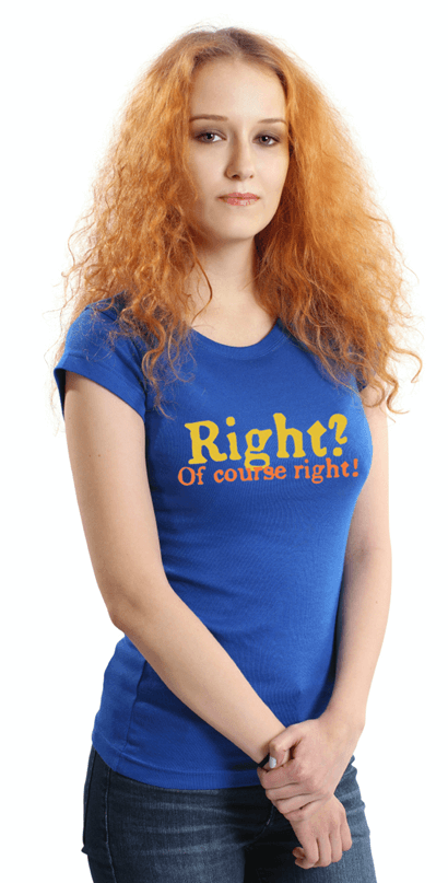 Fiddler On The Roof the Broadway Musical - Right? Of course, right! - Ladies Fitted T-Shirt
