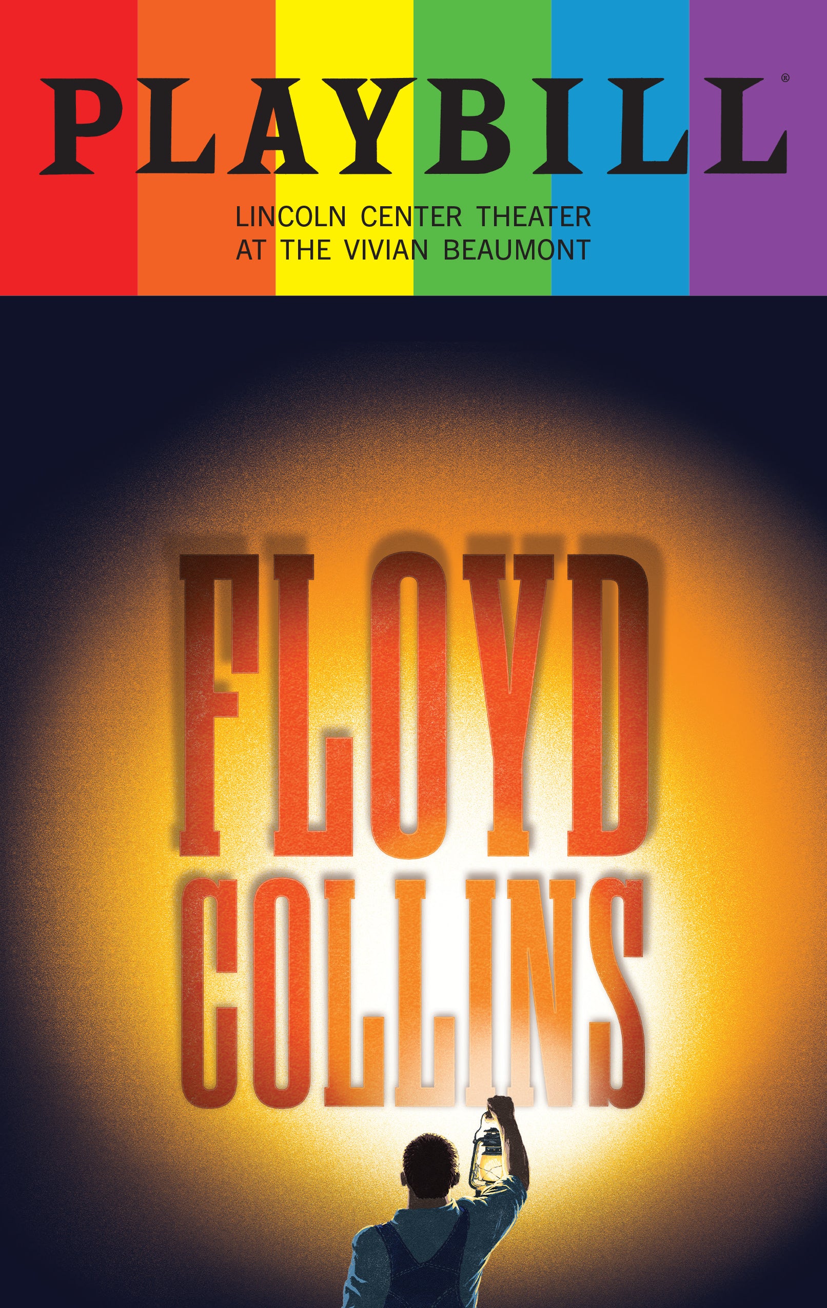 Floyd Collins Playbill with Limited Edition 2025 Rainbow Pride Logo