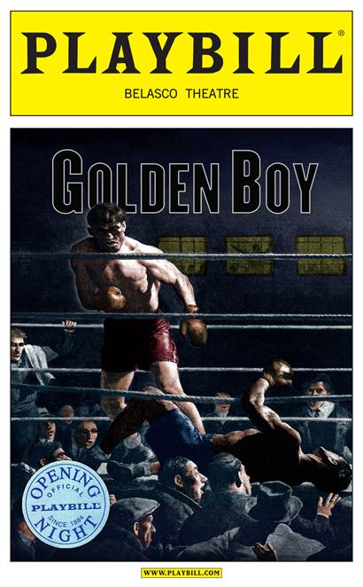 Golden Boy Limited Edition Official Opening Night Playbill