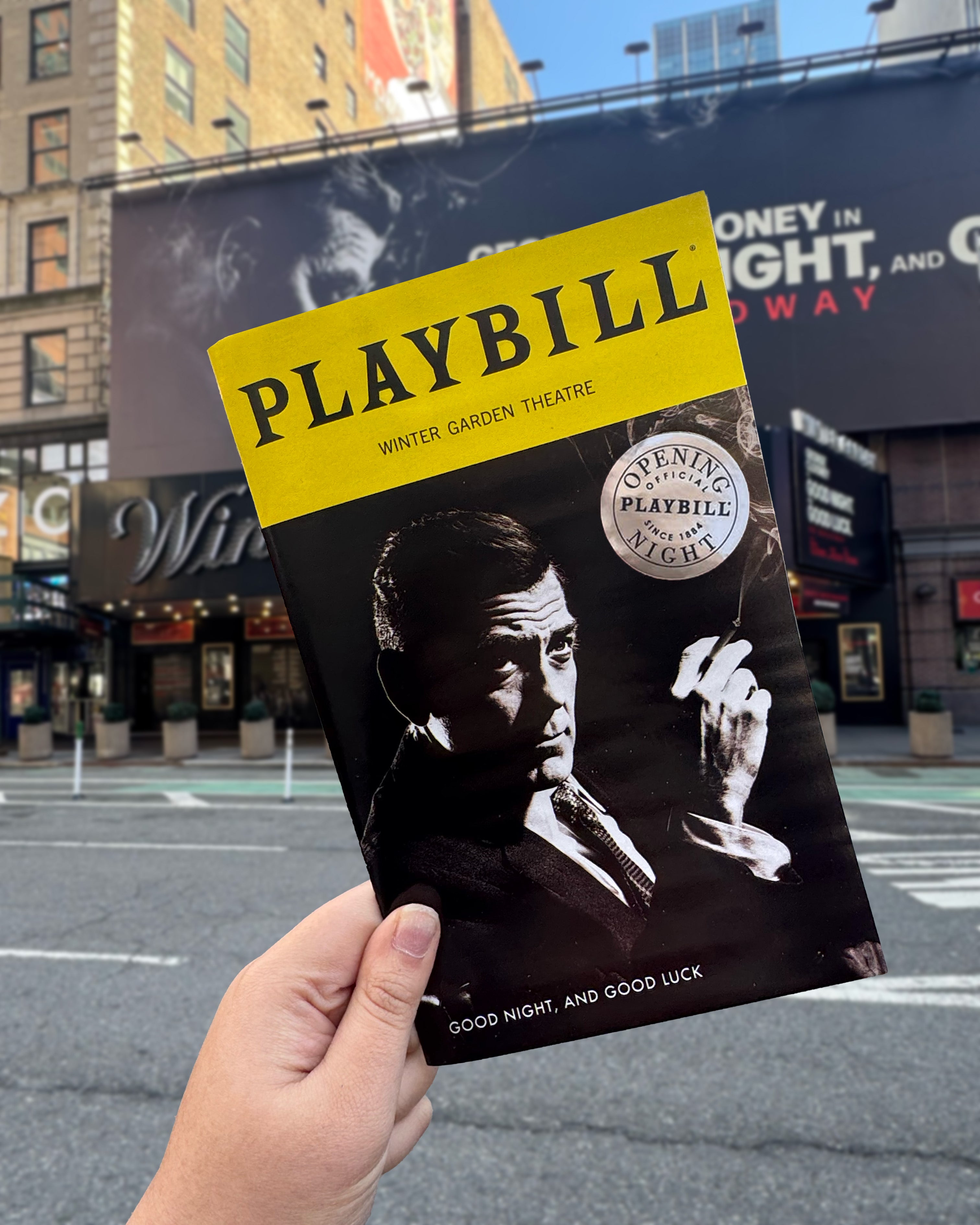 Good Night, and Good Luck Limited Edition Official Opening Night Playbill