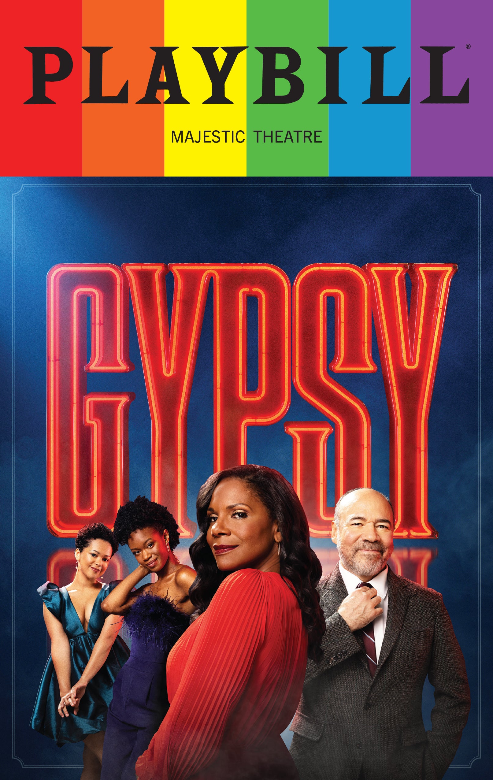 Gypsy Playbill with Limited Edition 2025 Rainbow Pride Logo