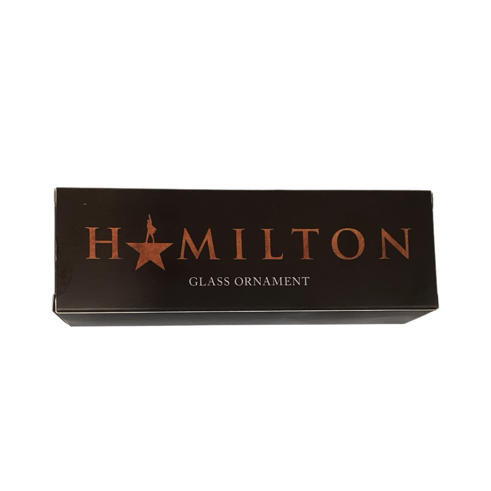 Hamilton the Broadway Musical - Glass Quill Ornament