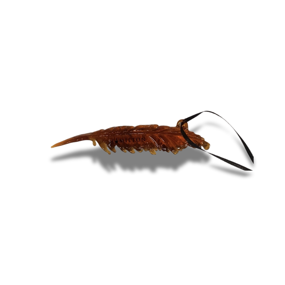 Hamilton the Broadway Musical - Glass Quill Ornament