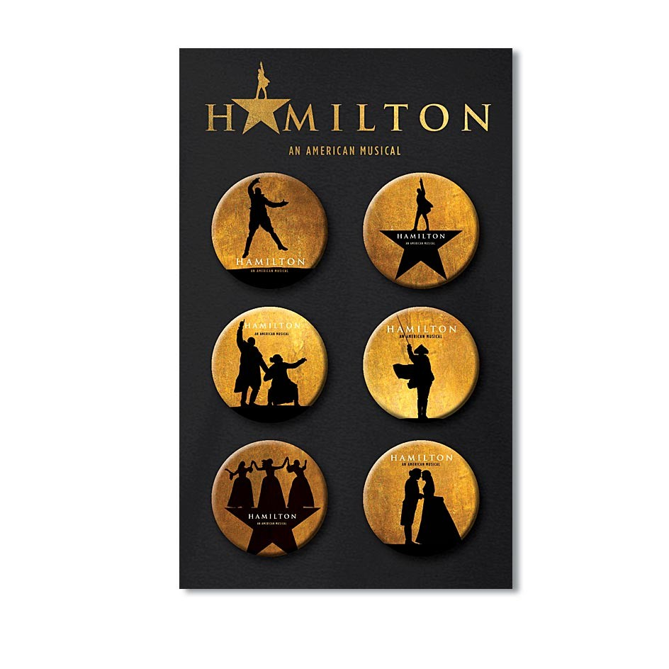Hamilton the Broadway Musical - Button Card