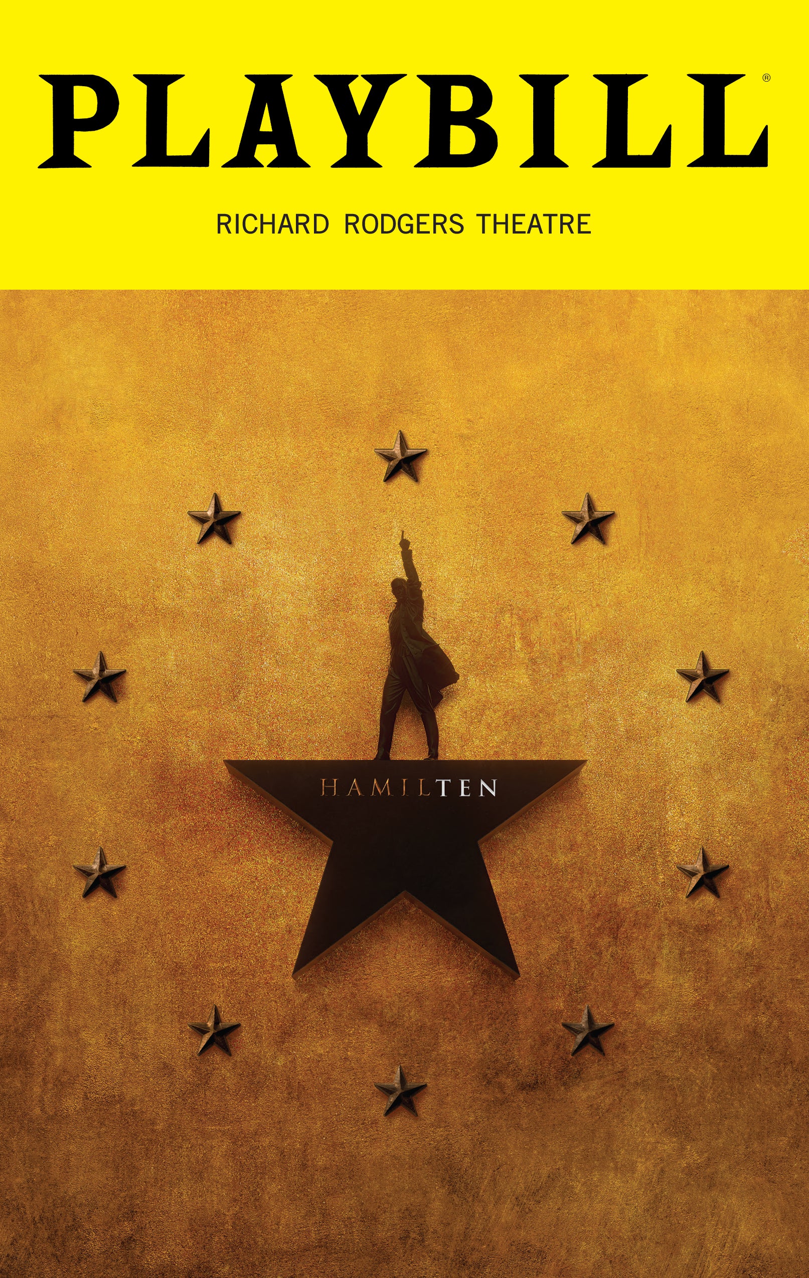 Hamilton July 2025 10th Anniversary Limited Edition Playbill