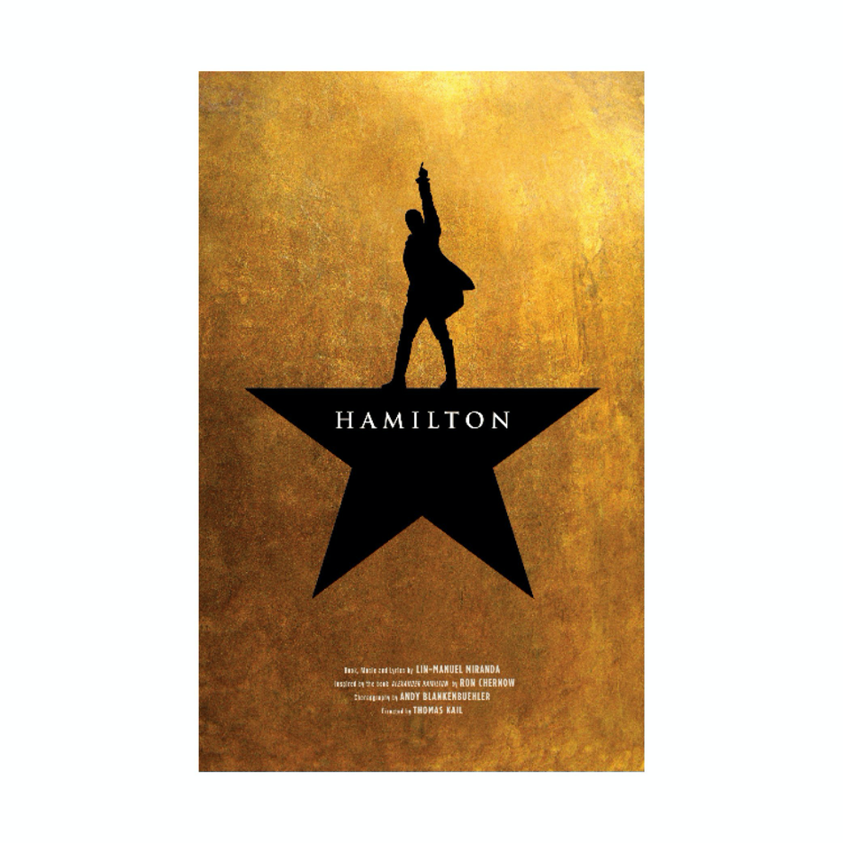 Hamilton the Musical Official Broadway Poster