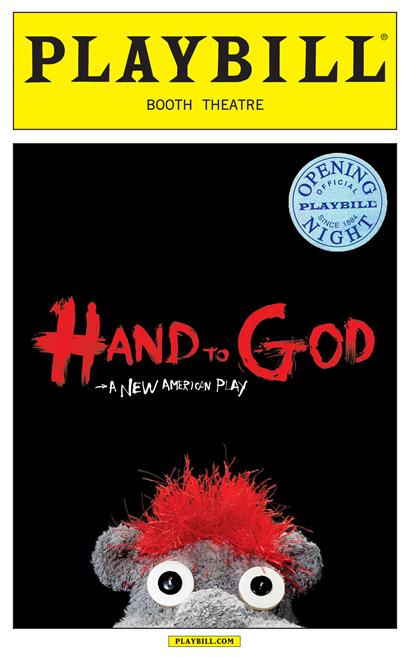 Hand to God Limited Edition Official Opening Night Playbill