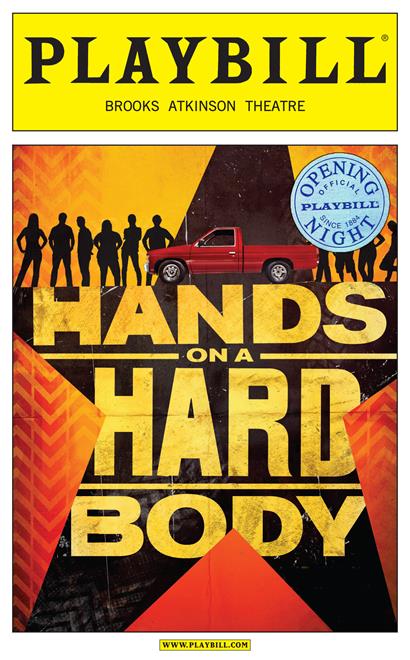 Hands on a Hard Body Limited Edition Official Opening Night Playbill