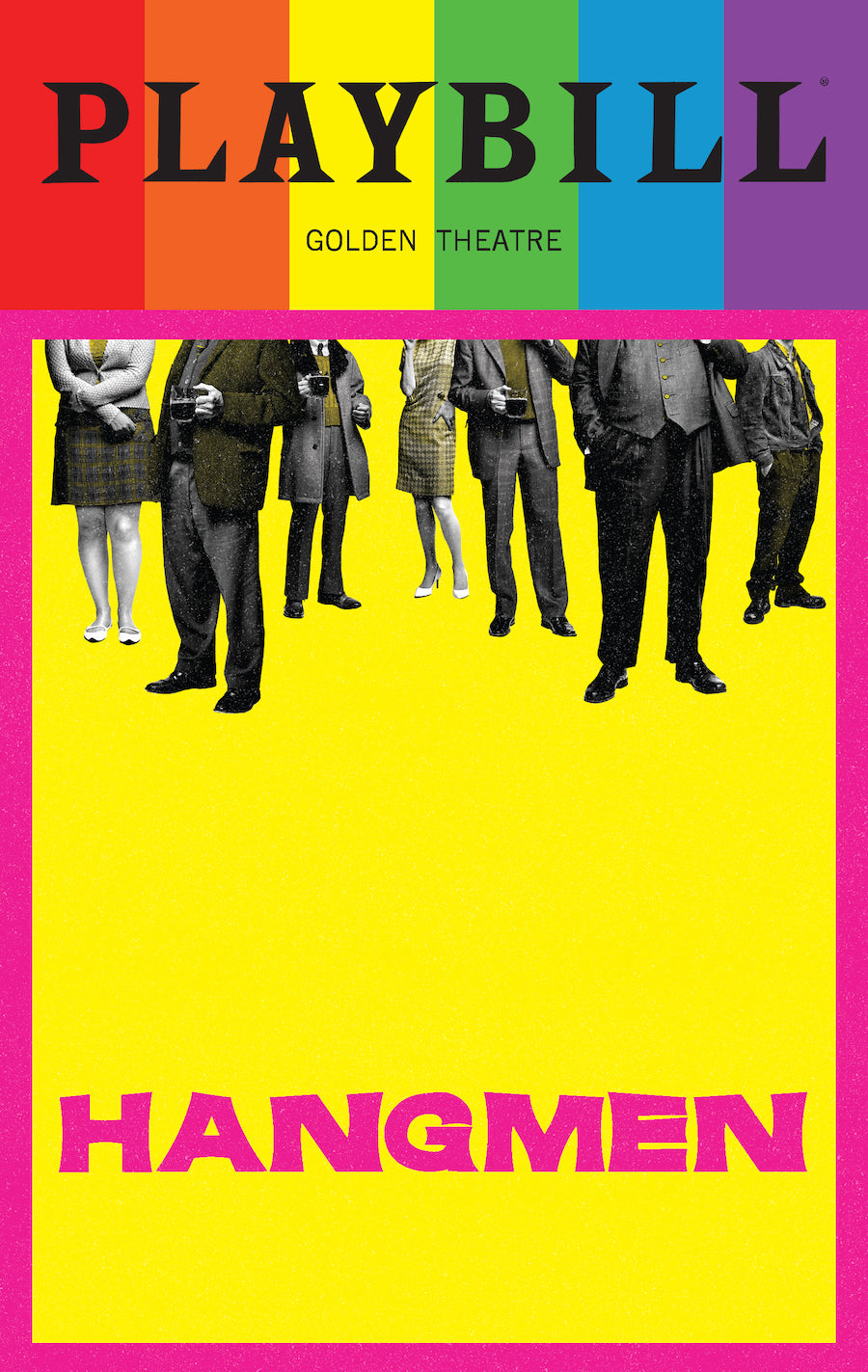 Hangman 2022 Playbill with Rainbow Pride Logo