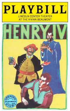 Henry IV Limited Edition Official Opening Night Playbill