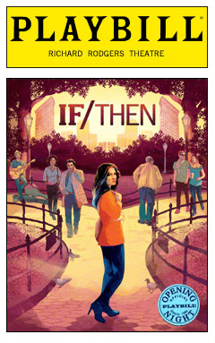 If-Then starring Idina Menzel - Limited Edition Official Opening Night Playbill