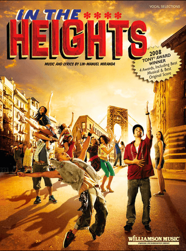 In the Heights Piano-Vocal Selections Songbook