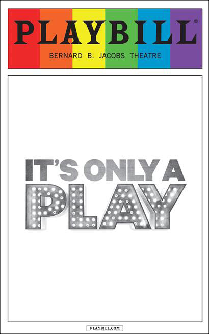 It's Only a Play - June 2015 Playbill with Rainbow Pride Logo