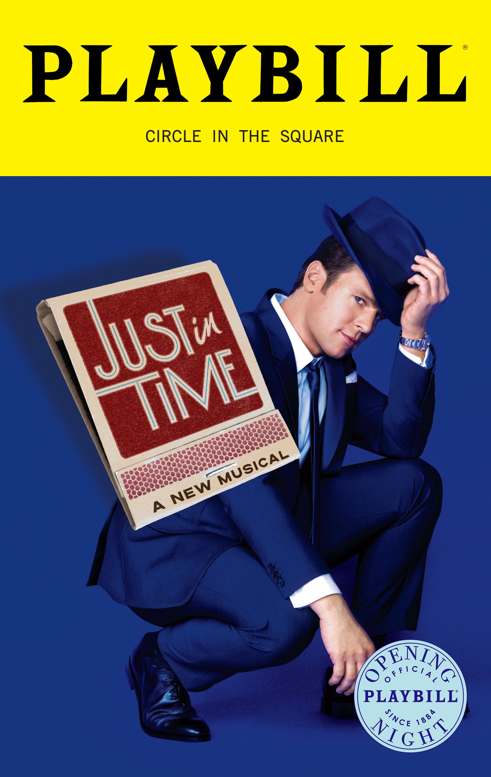 Just in Time Limited Edition Official Opening Night Playbill