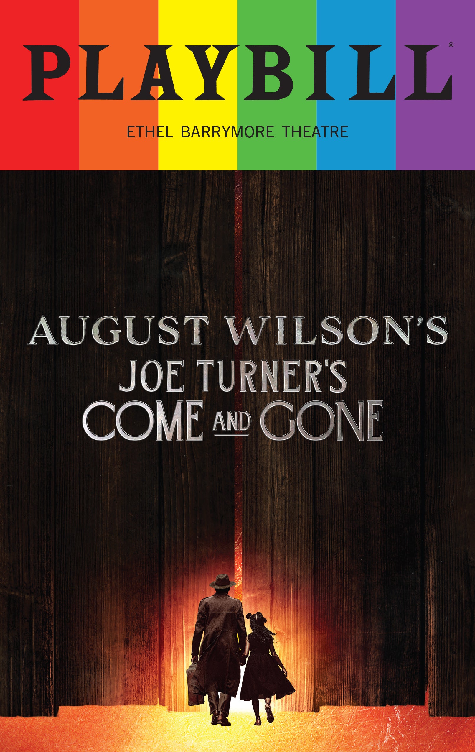 Joe Turner's Come and Gone Revival Limited Edition 2026 Rainbow Pride Playbill