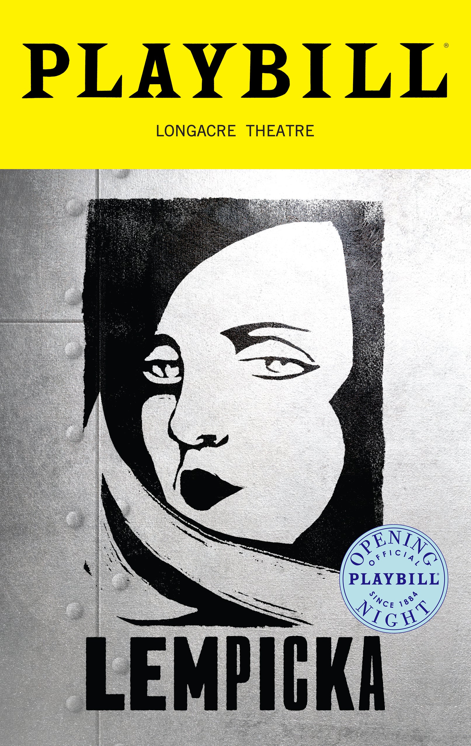 Lempicka Limited Edition Official Opening Night Playbill