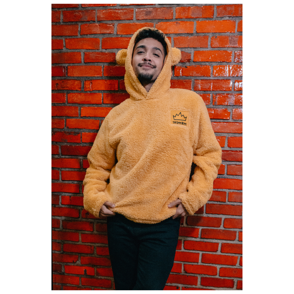 The Lion King the Broadway Musical Adult Crown Fur Hoodie