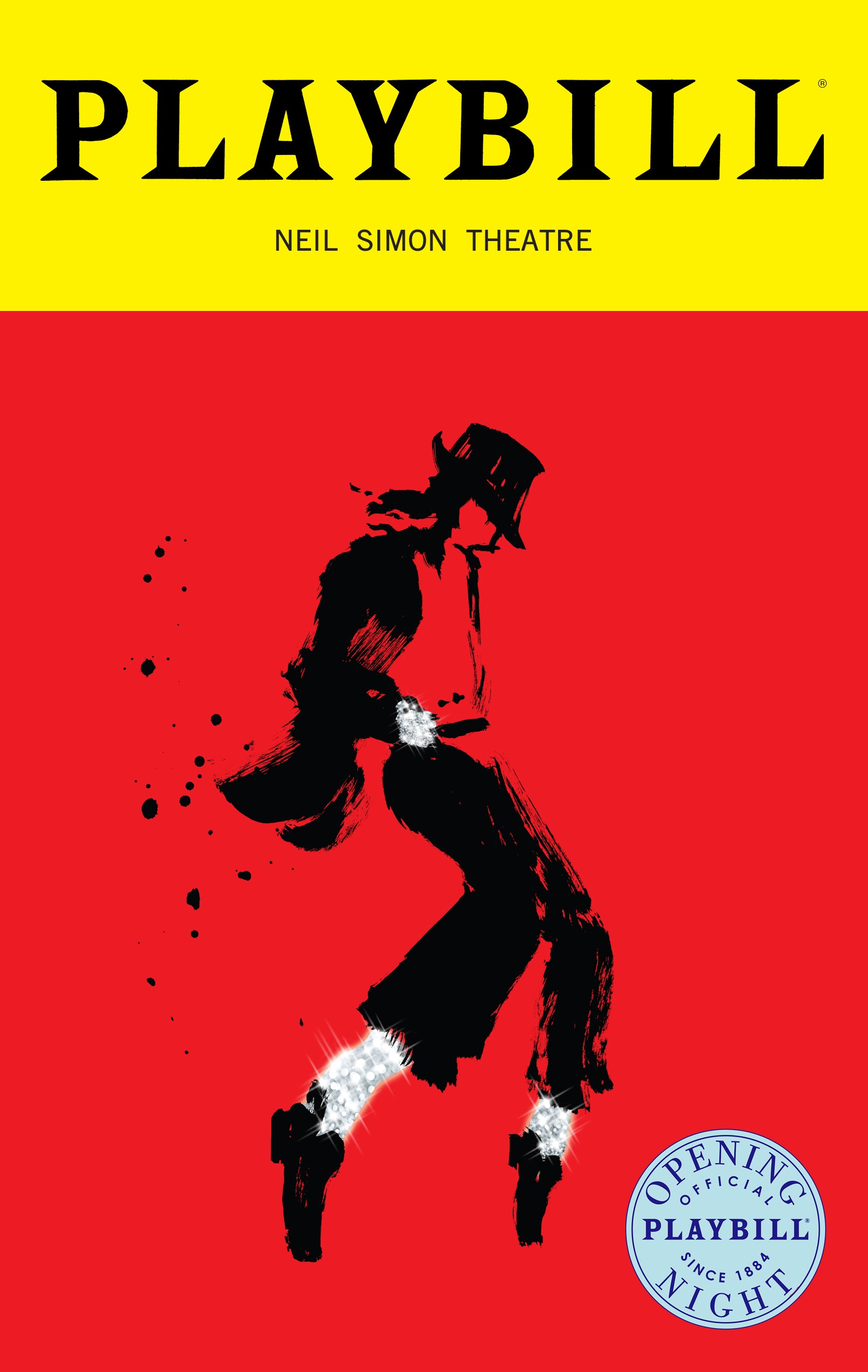 MJ the Musical Limited Edition Official Opening Night Playbill - Version 1
