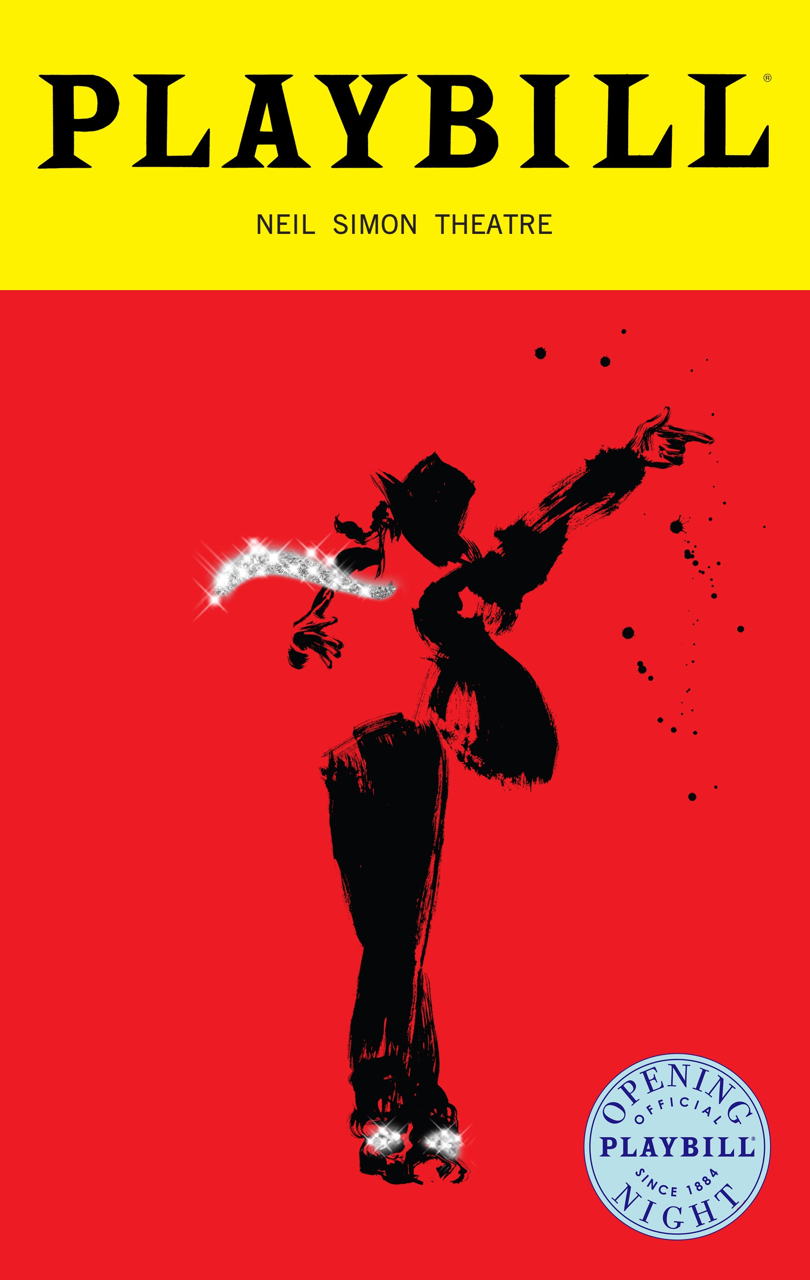 MJ the Musical Limited Edition Official Opening Night Playbill - Version 2