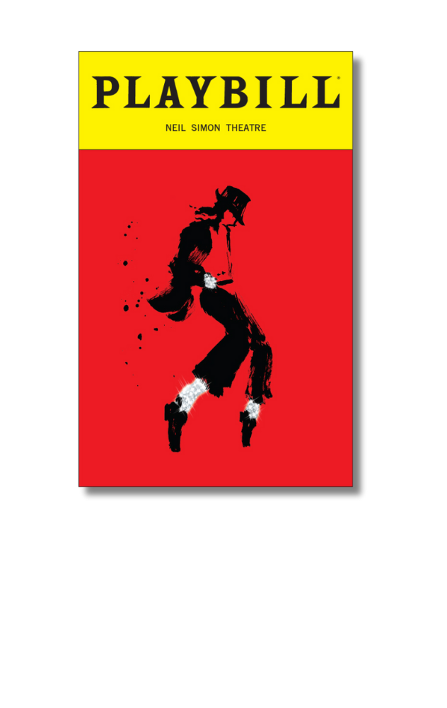 MJ the Musical Playbill Sticker